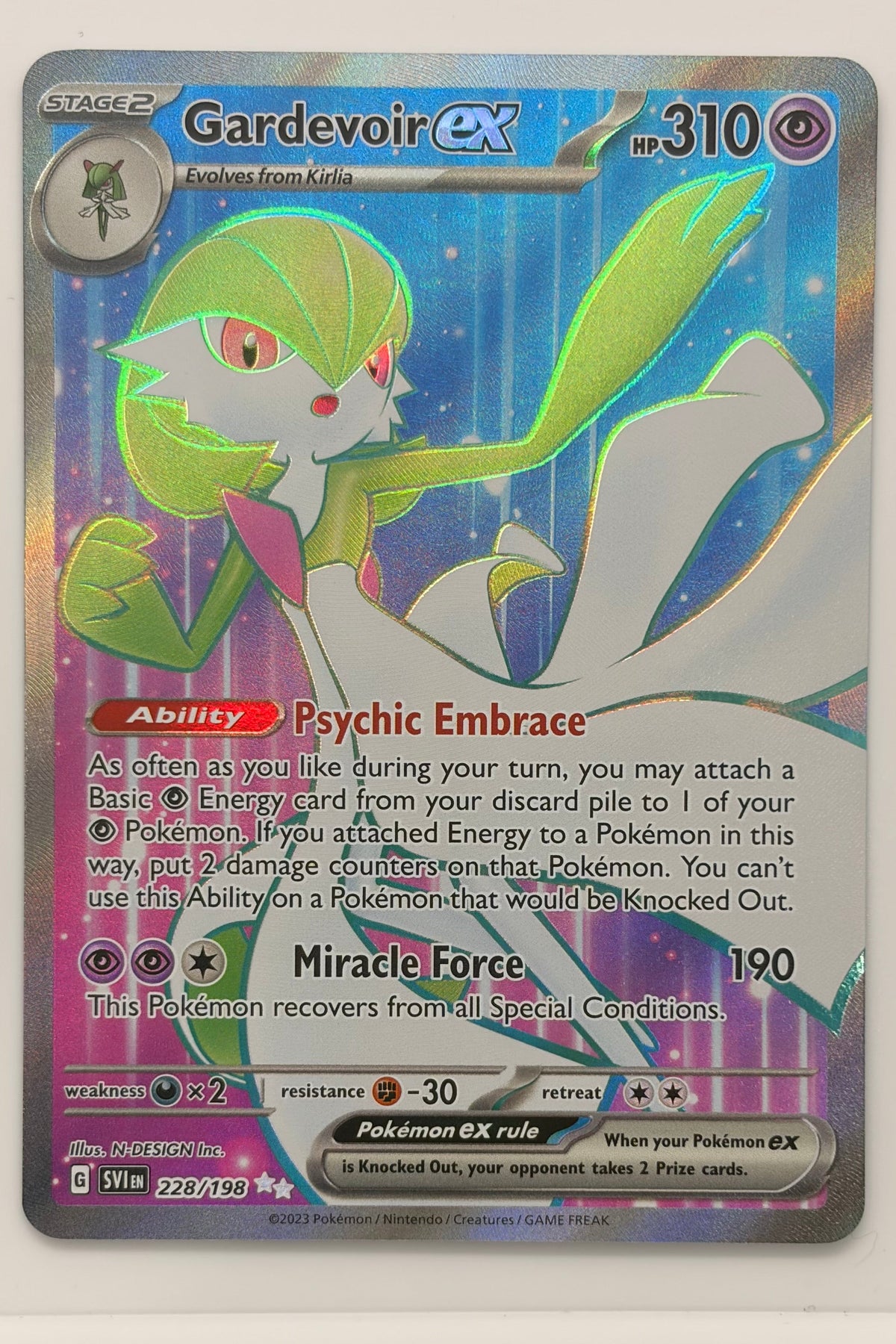 228/198 Gardevoir ex - Ultra Rare