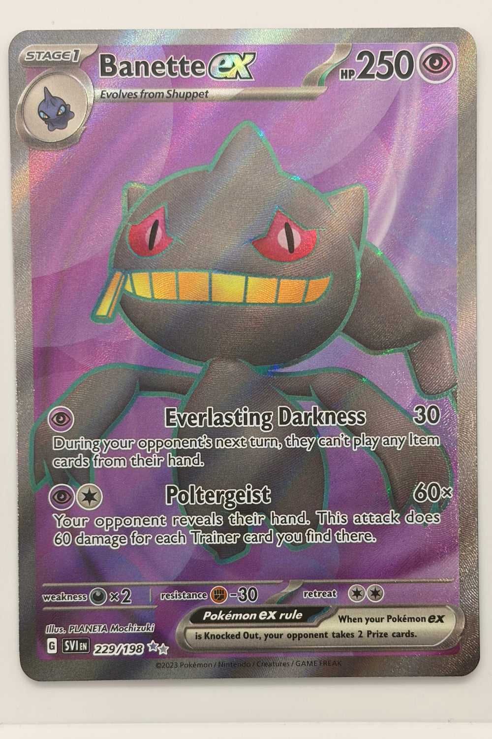 229/198 Banette ex - Ultra Rare