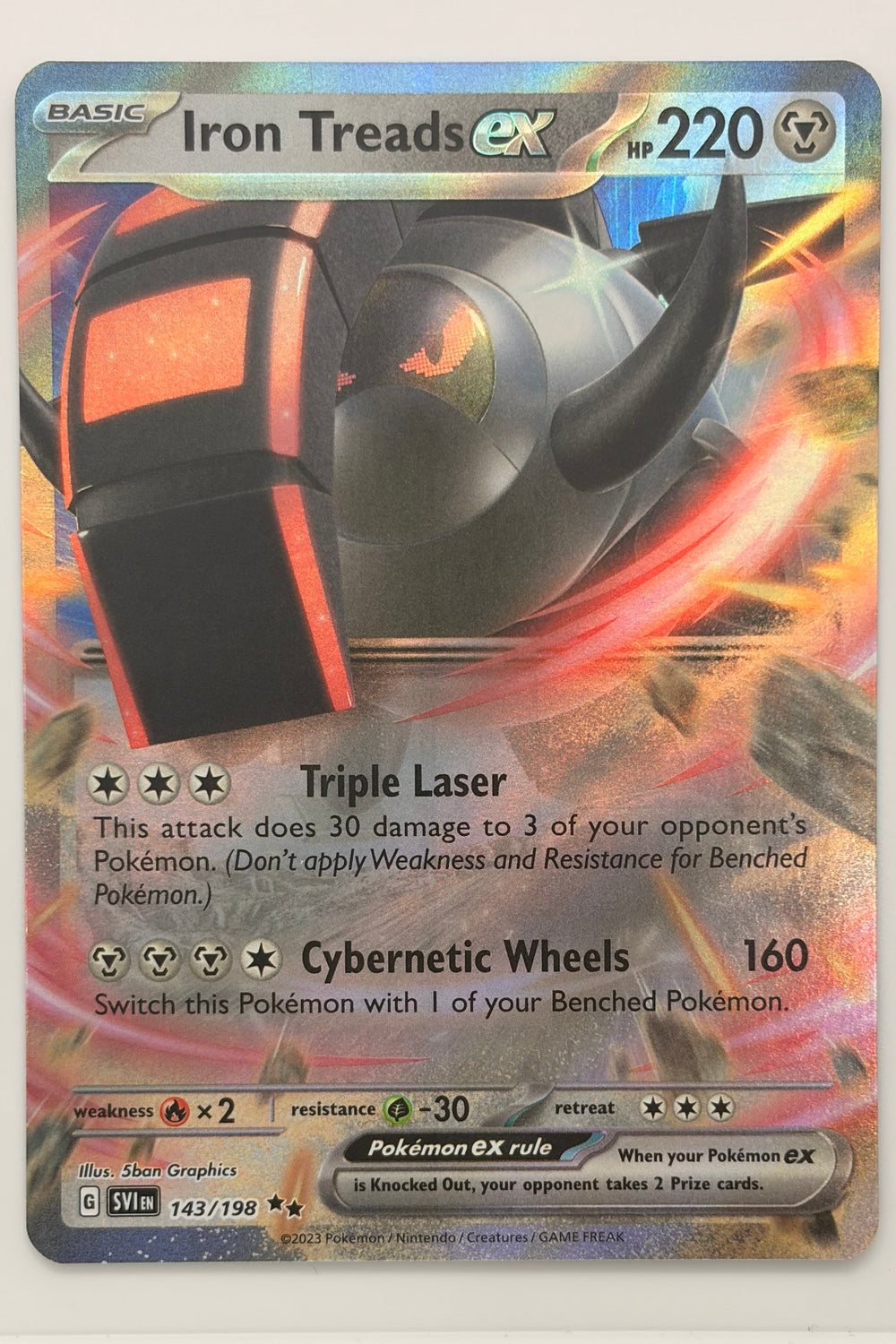 143/198 Iron Treads ex - Double Rare