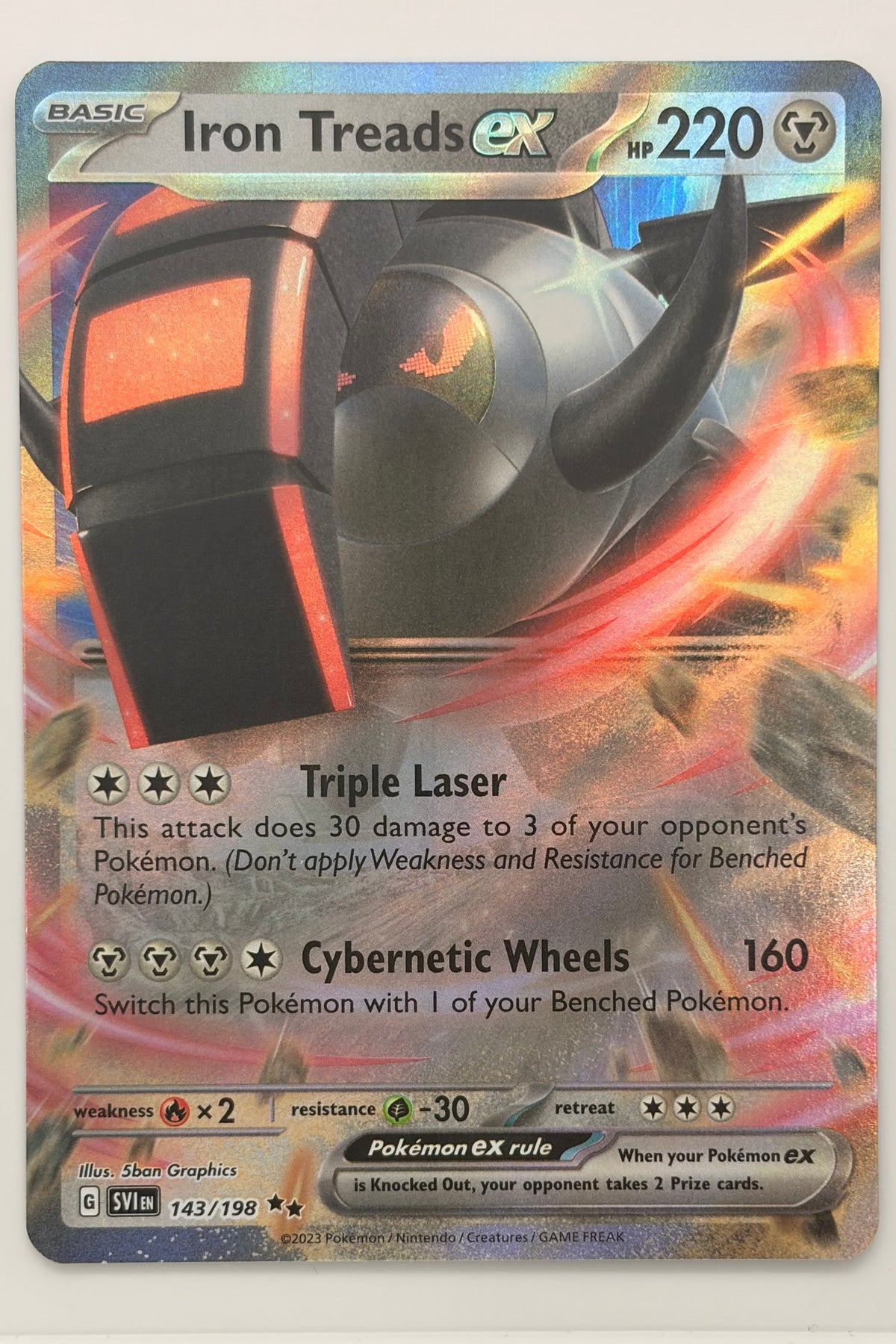 143/198 Iron Treads ex - Double Rare