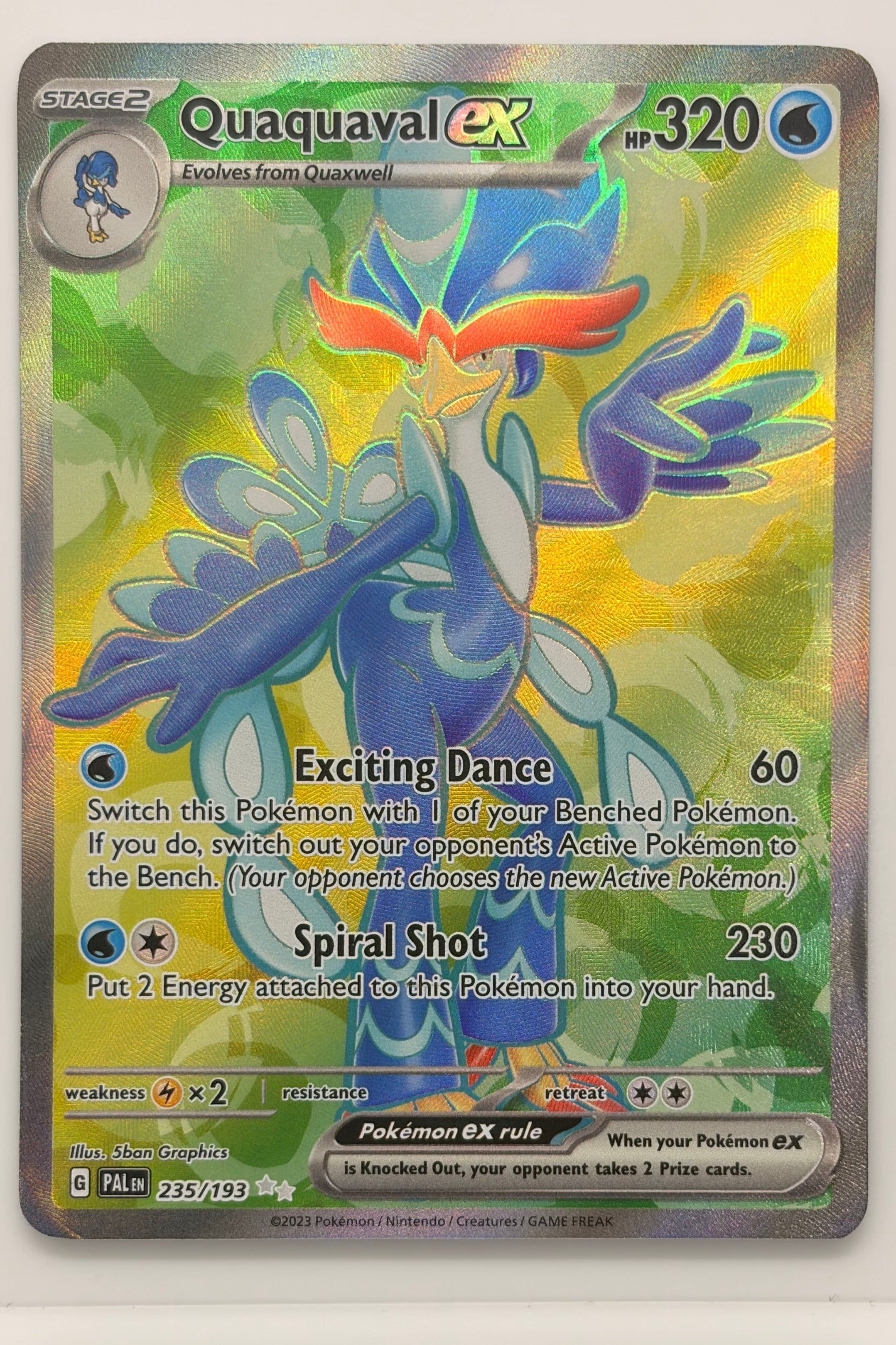 235/193 Quaquaval ex - Ultra Rare