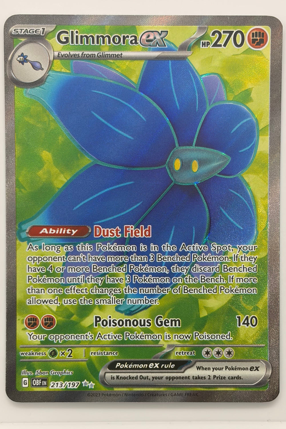 213/197 Glimmora ex - Ultra Rare