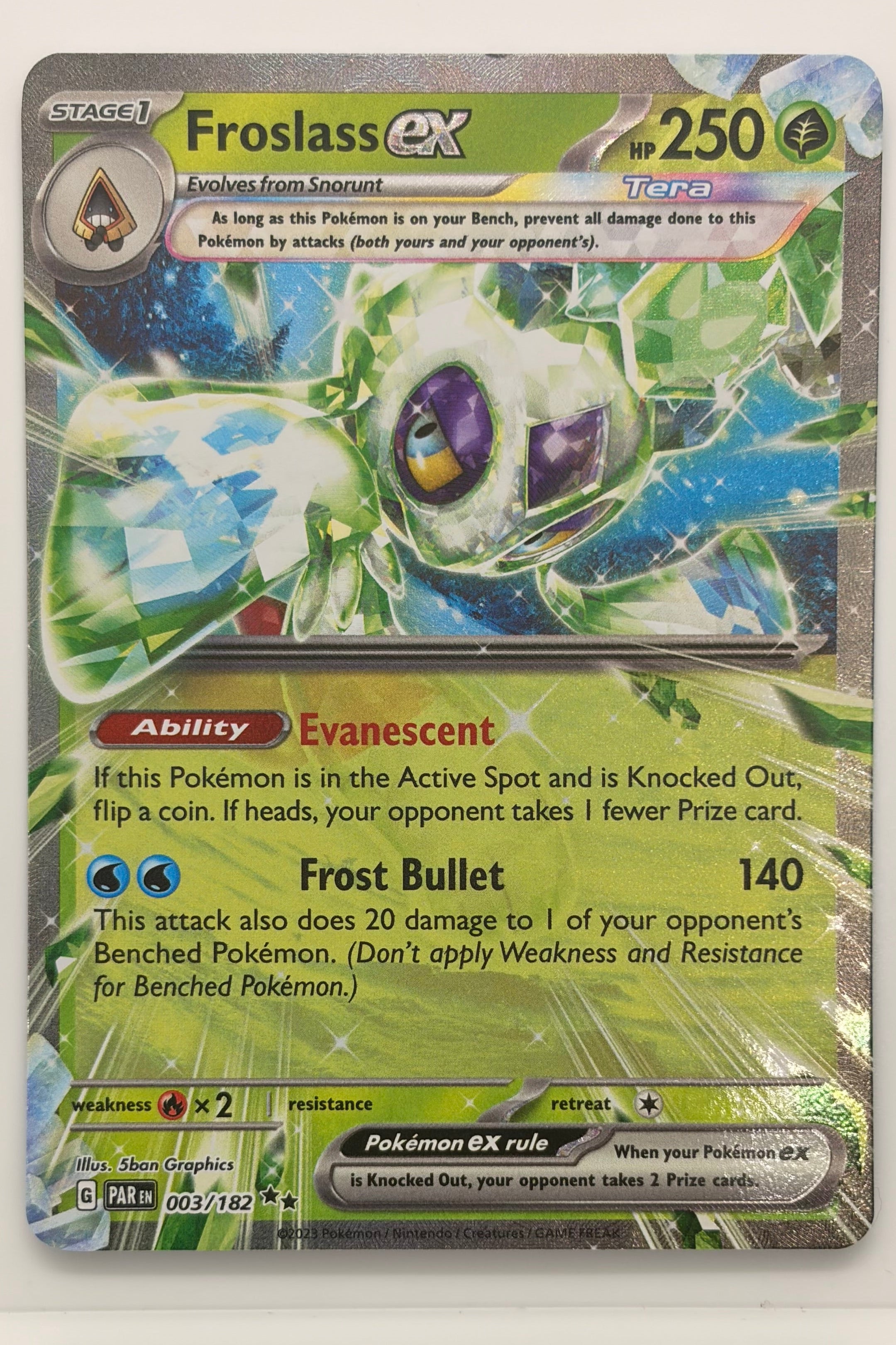 003/182 Froslass ex - Double Rare