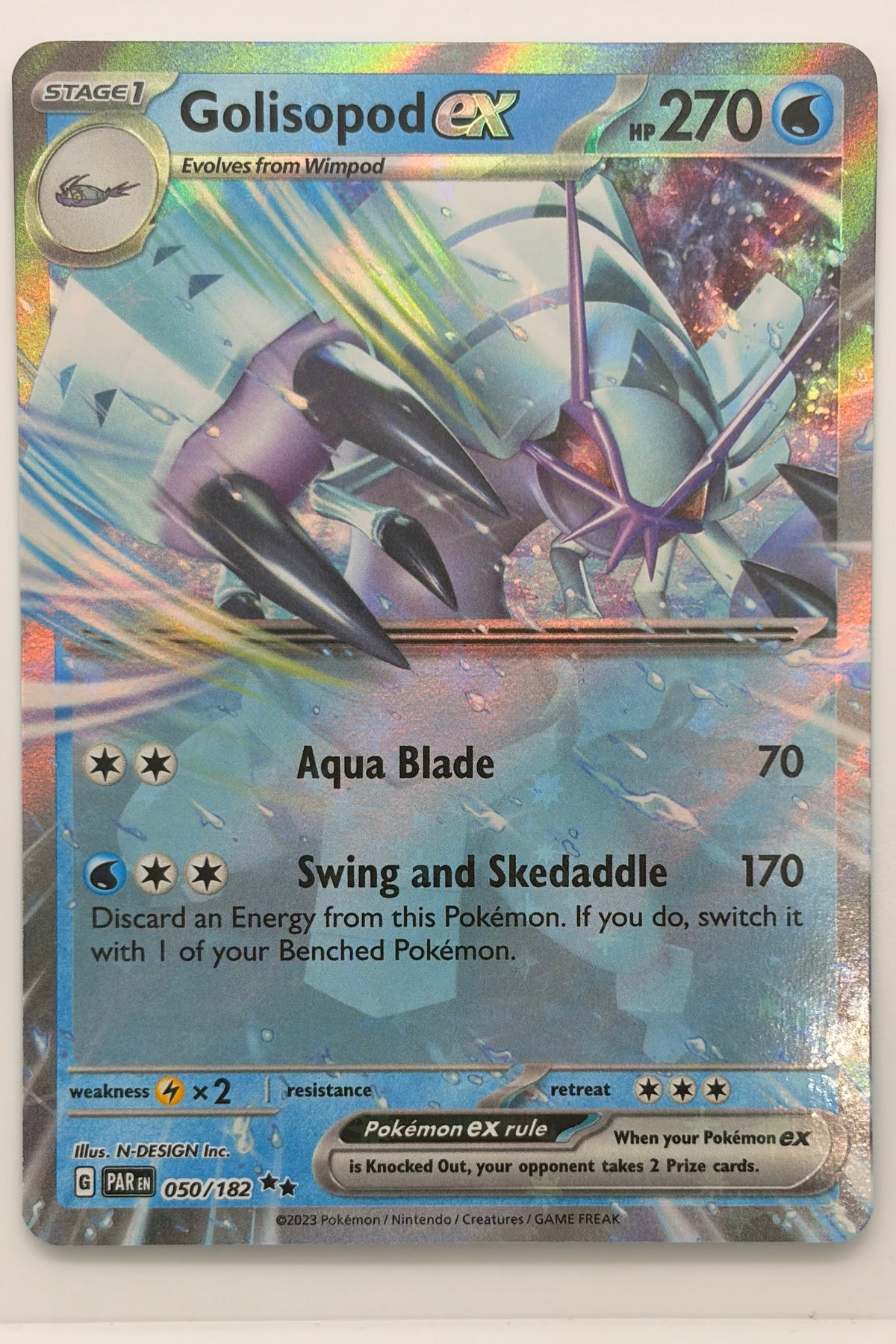 050/182 Golisopod ex - Double Rare