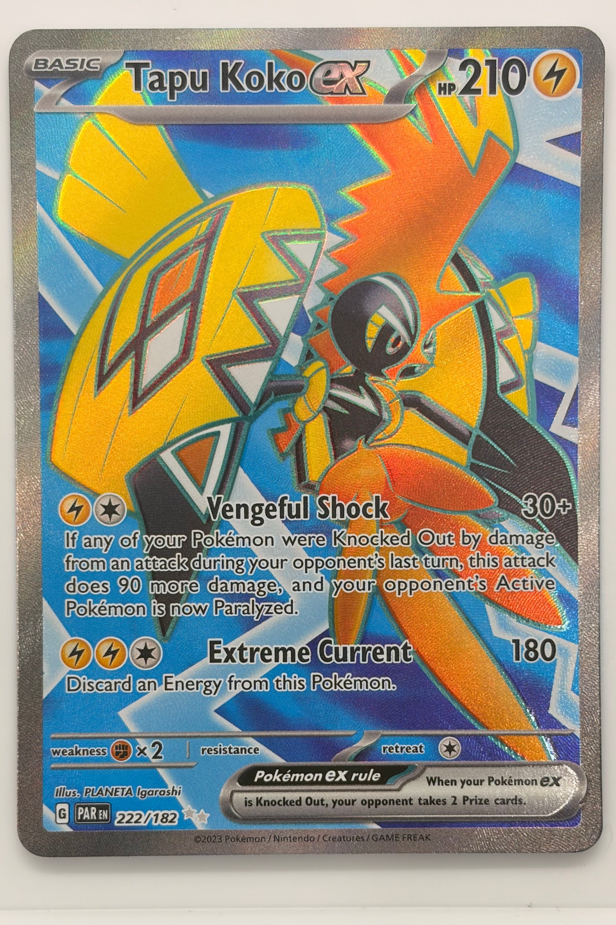 222/182 Tapu Koko ex - Ultra Rare
