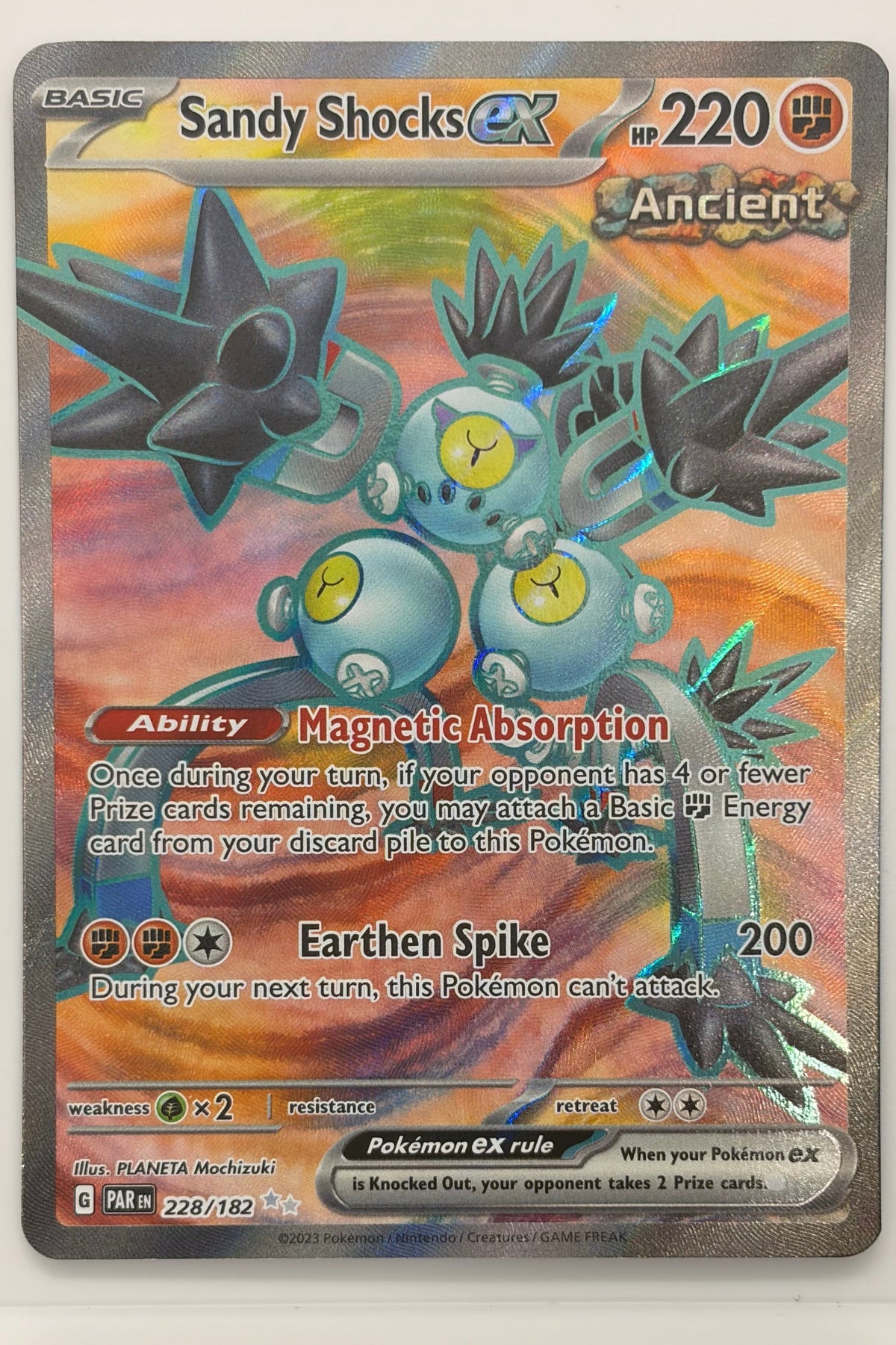 228/182 Sandy Shocks ex - Ultra Rare
