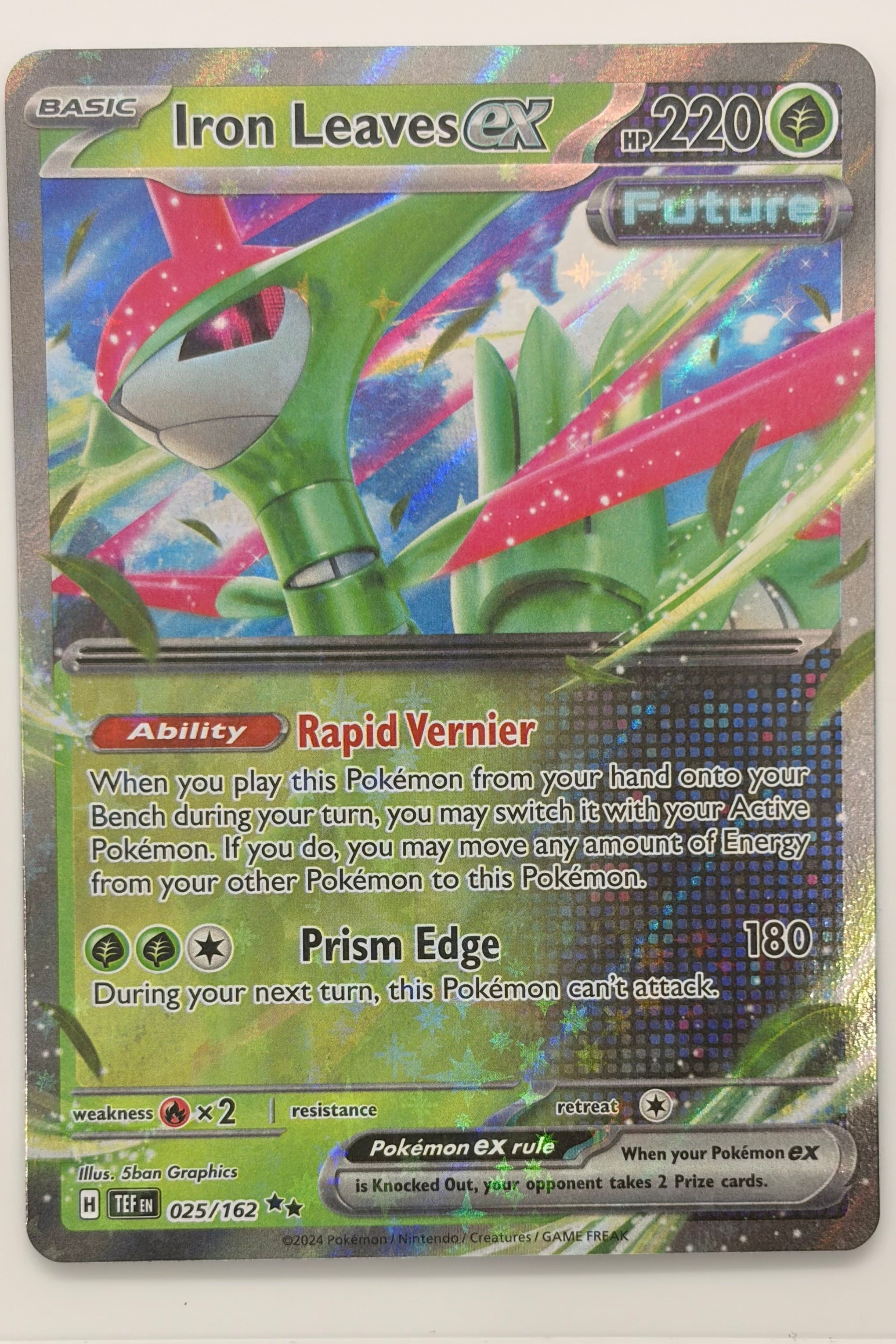 025/162 Iron Leaves ex - Double Rare