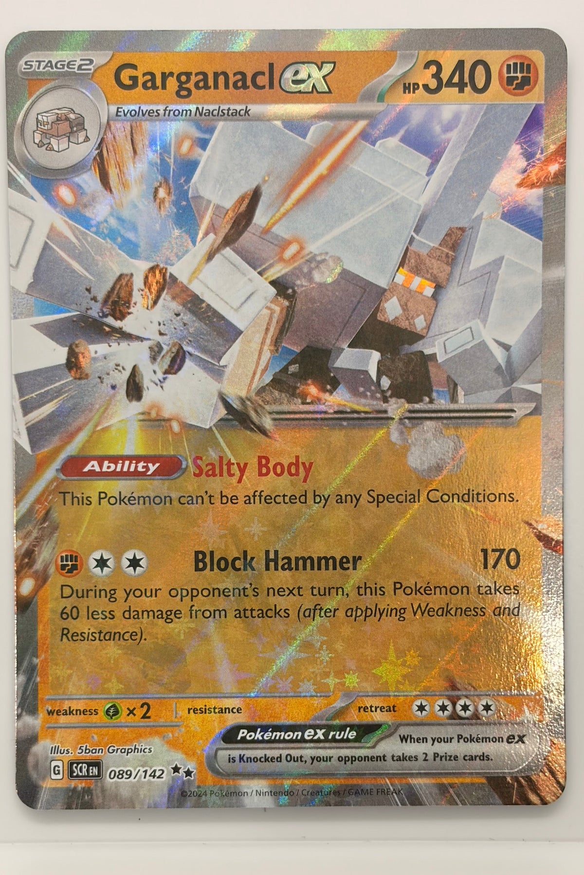 089/142 Garganacl ex - Double Rare