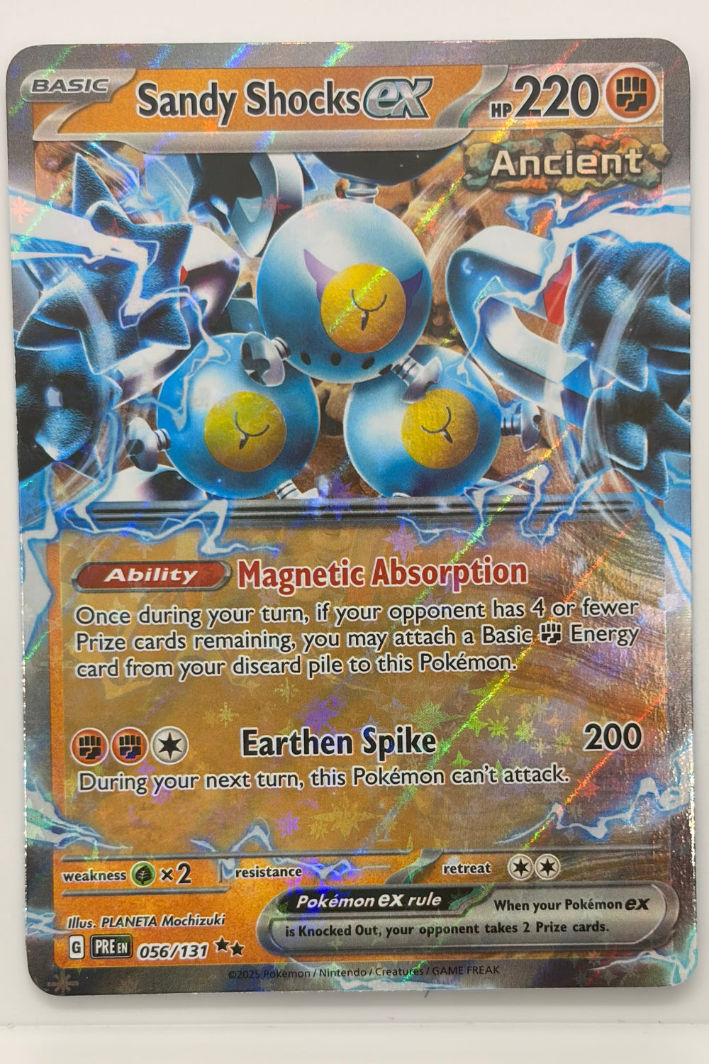 056/131 Sandy Shocks ex - Double Rare