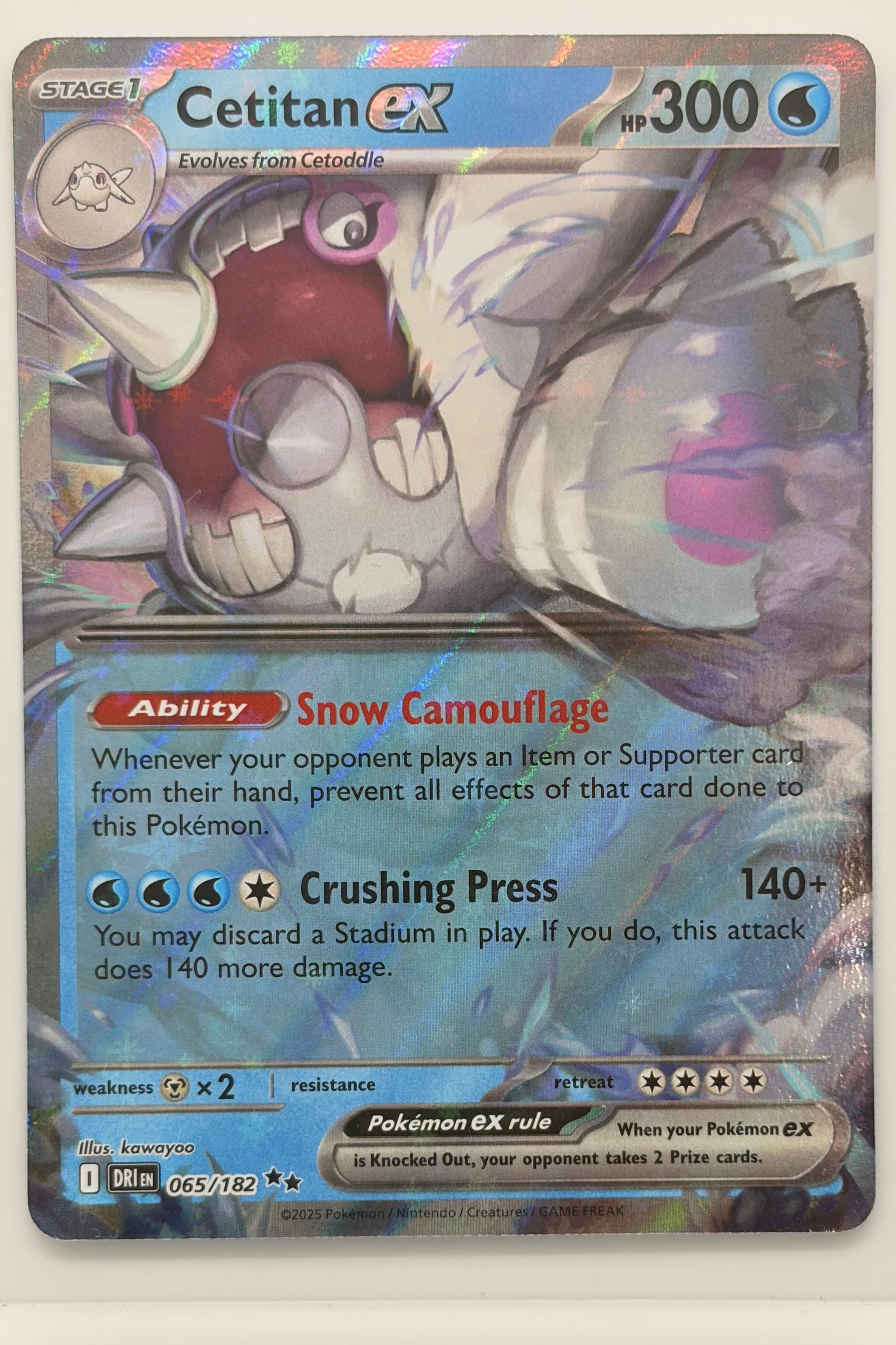 065/182 Cetitan ex - Double Rare