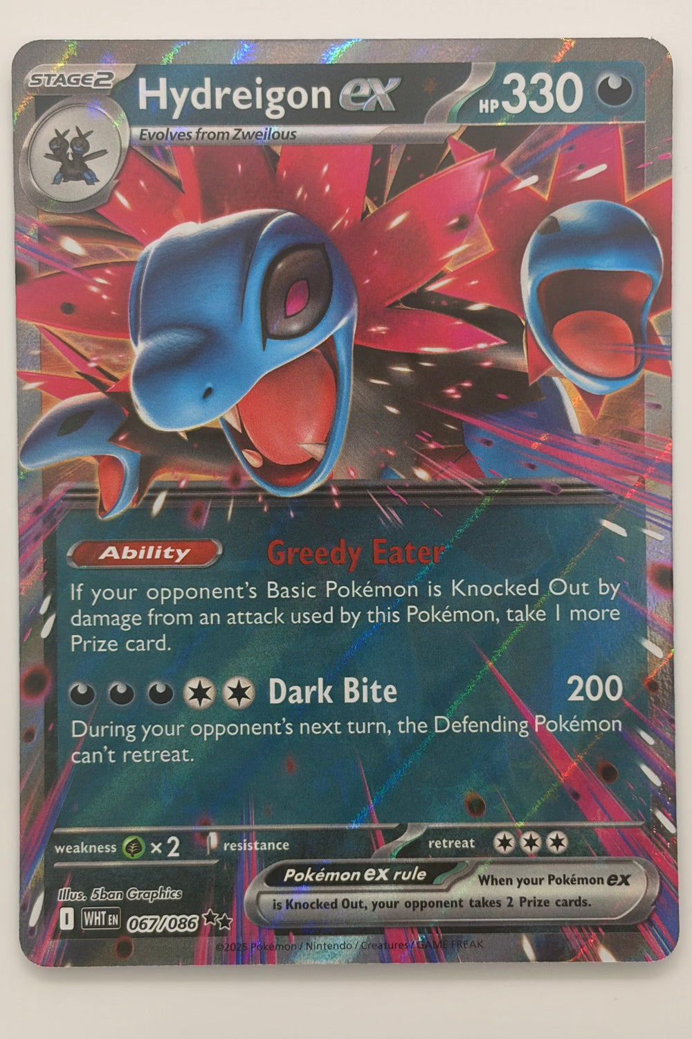 067/086 Hydreigon ex - Double Rare