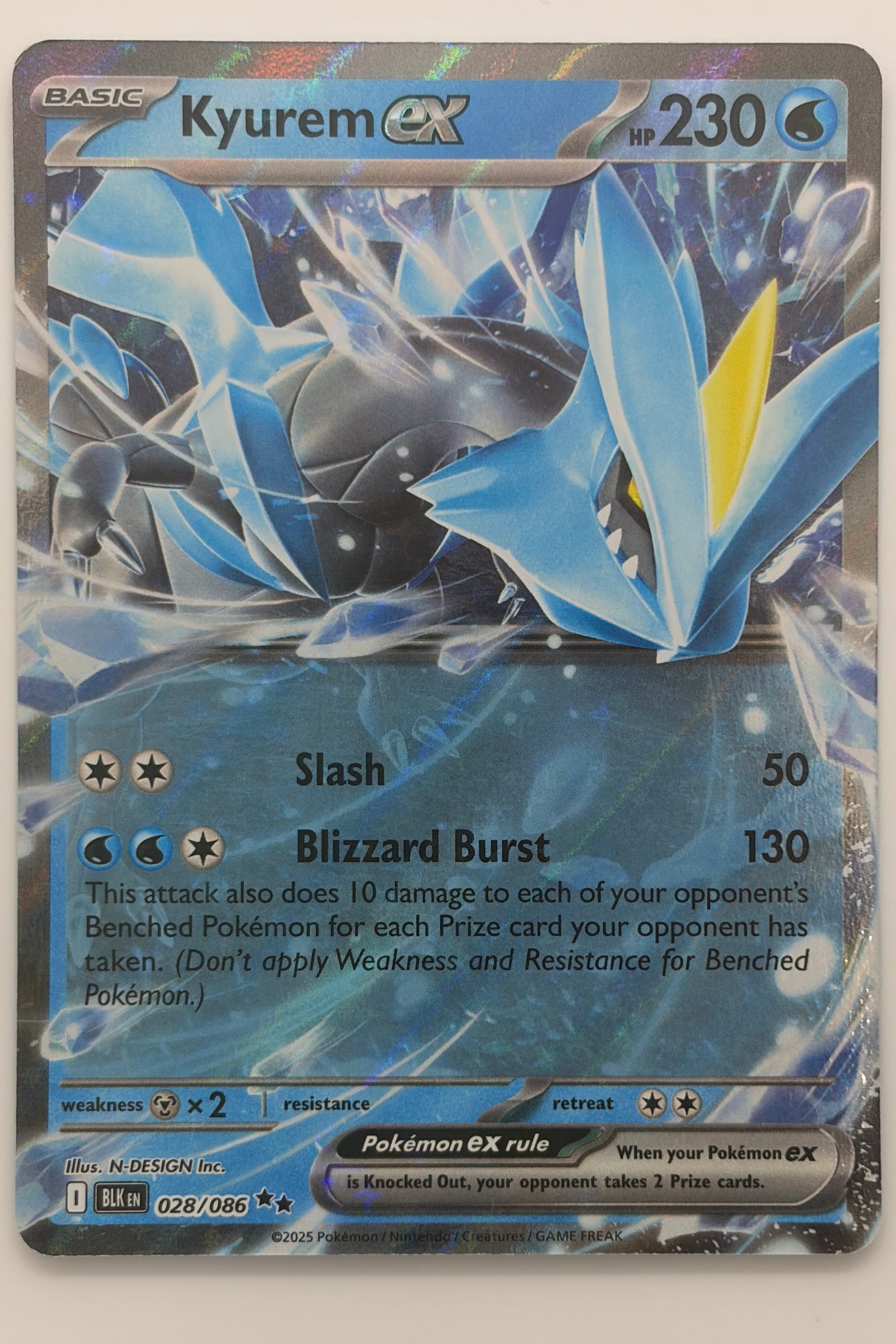 028/086 Kyurem ex - Double Rare