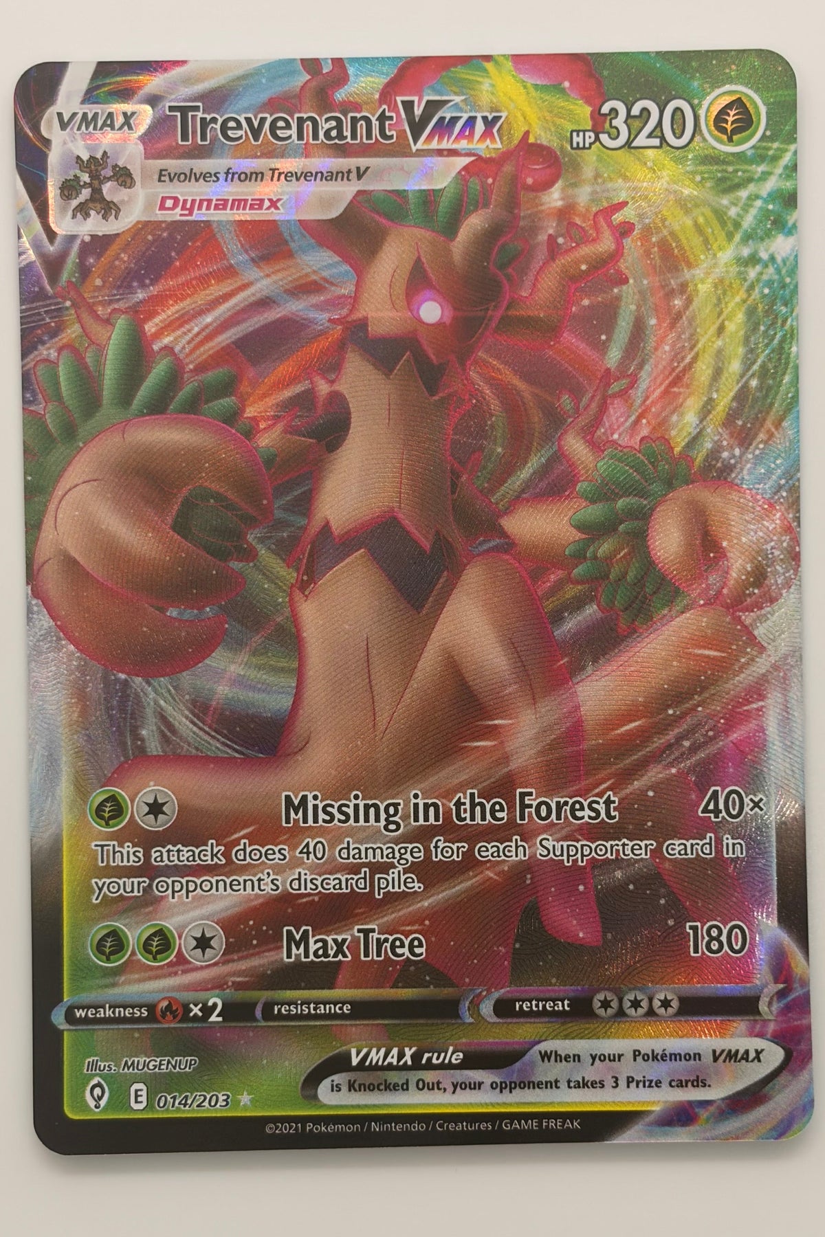014/203 Trevenant VMAX - Rare Holo VMAX