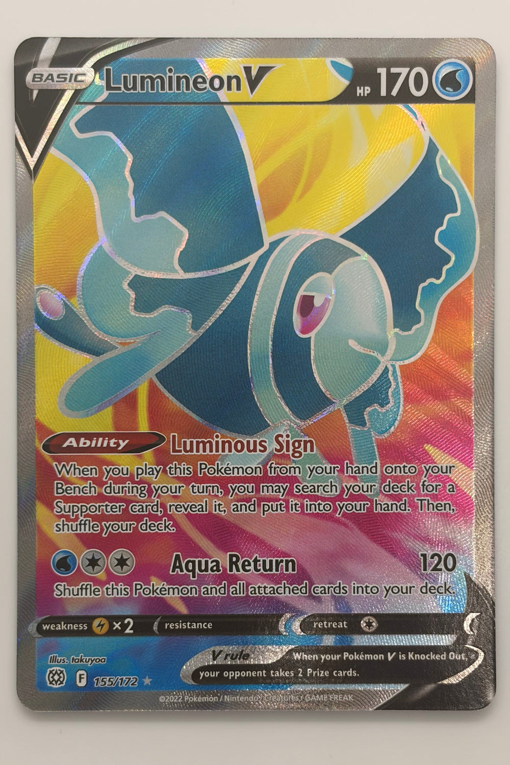 155/172 Lumineon V - Rare Ultra