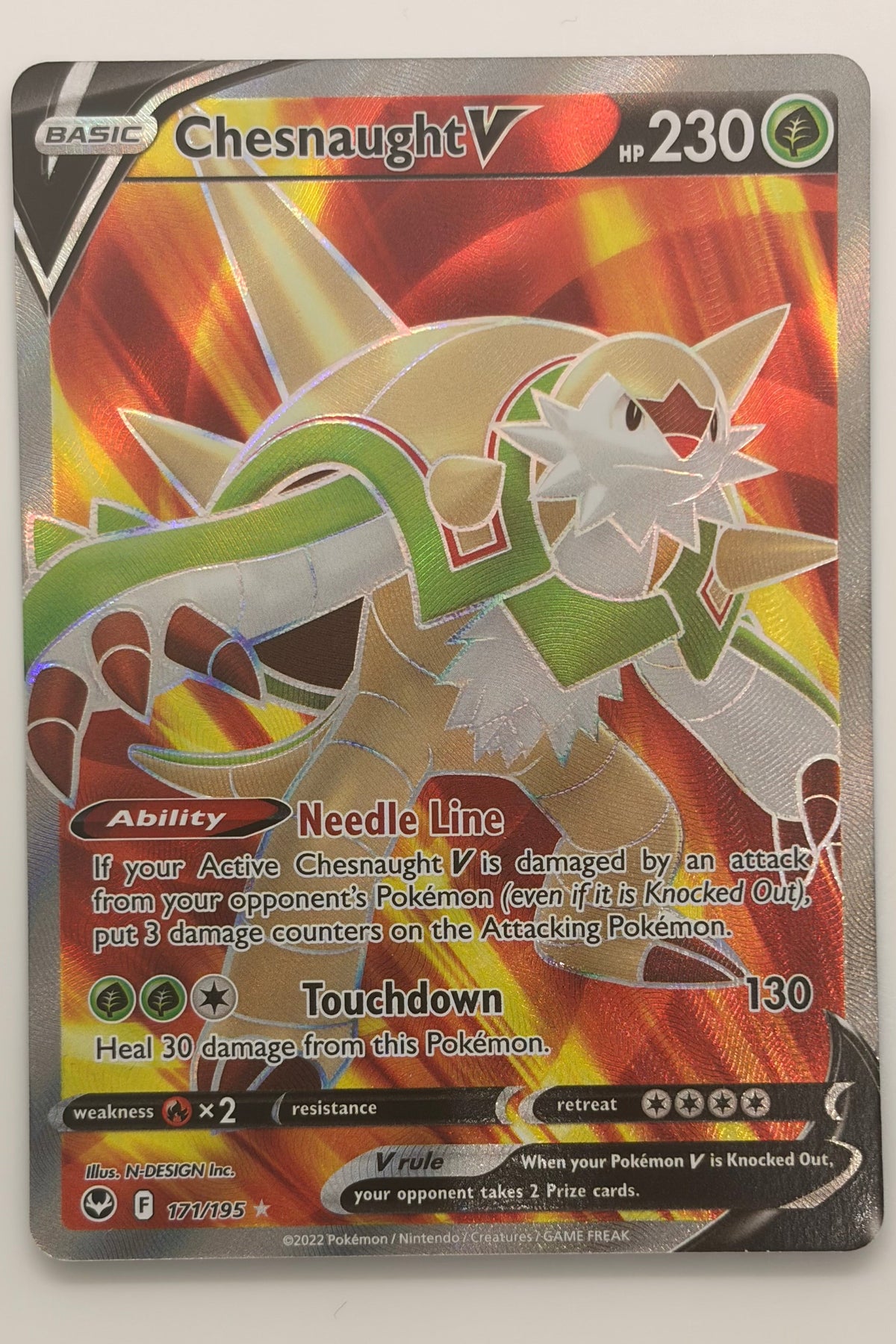 171/195 Chesnaught V - Rare Ultra