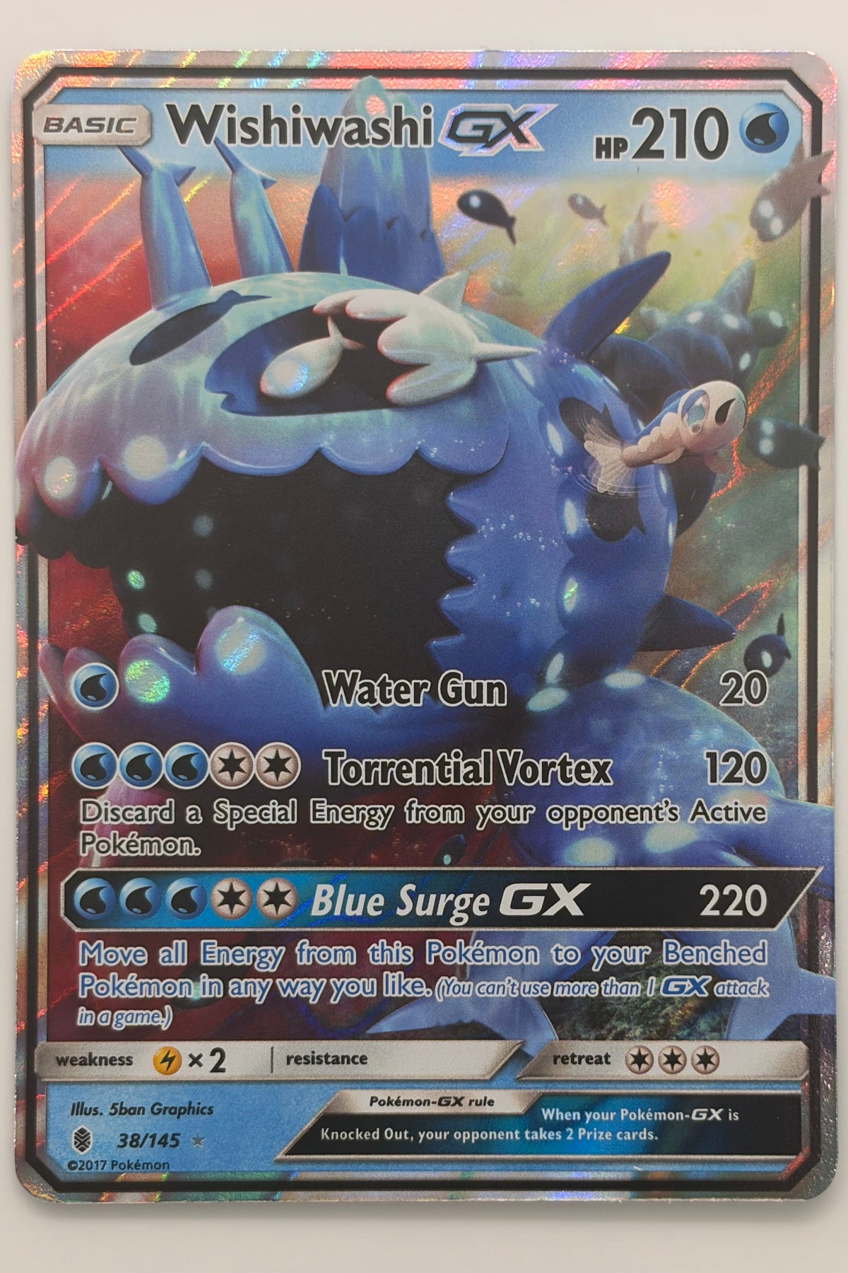 038/145 Wishiwashi GX - Ultra Rare