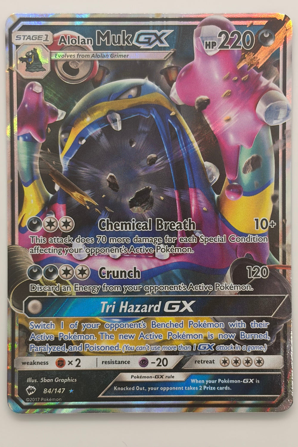 084/147 Alolan Muk GX - Ultra Rare