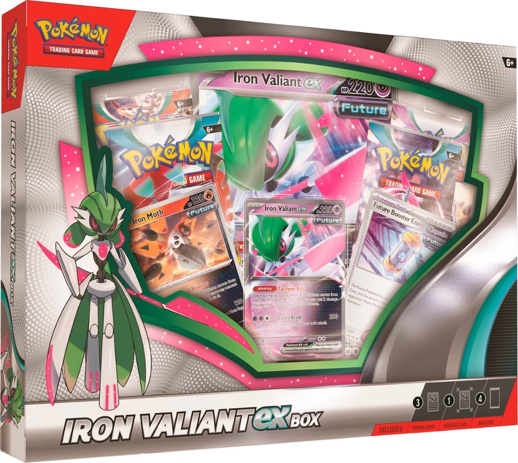 Pokemon - TCG - Roaring Moon/ Iron Valiant ex Box