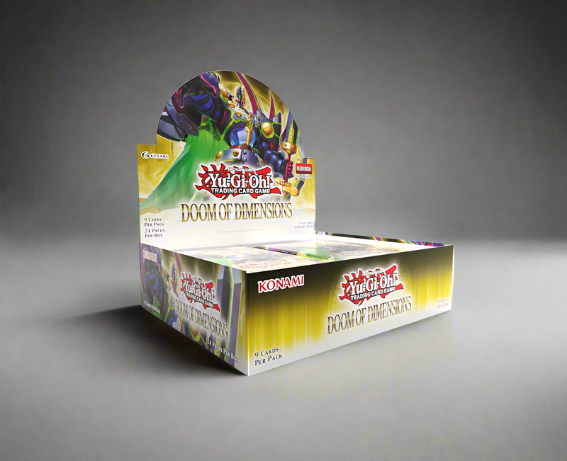 Yu-Gi-Oh! trading card game box with colorful artwork on a white background