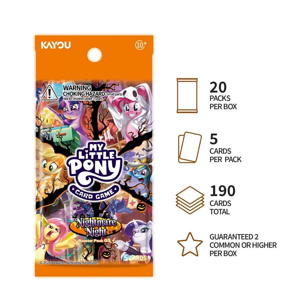 Kayou My Little Pony TCG Nightmare Night Foil Booster Box