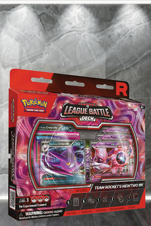 Pokemon - TCG - Team Rocket’s Mewtwo ex League Battle Deck
