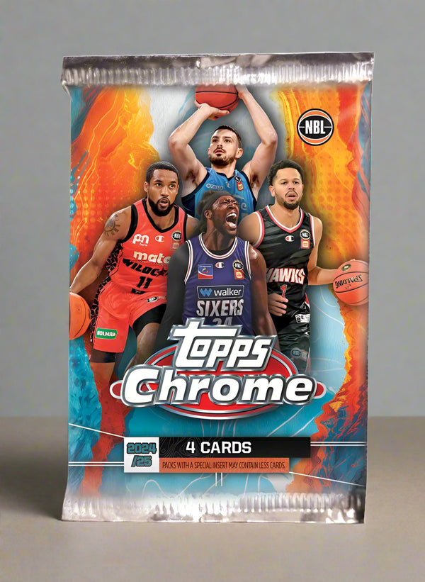 TOPPS Chrome NBL 2024/2025 Basketball Trading Cards - Hobby Breaker Box