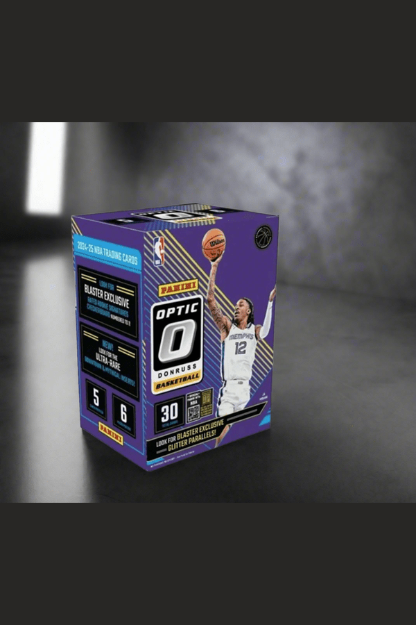 Basketball trading card pack with player image and Panini branding on a white background
