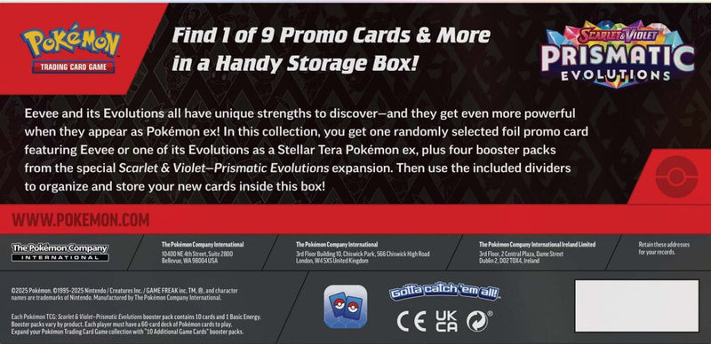 Pokemon - TCG - Prismatic Evolutions Surprise Box