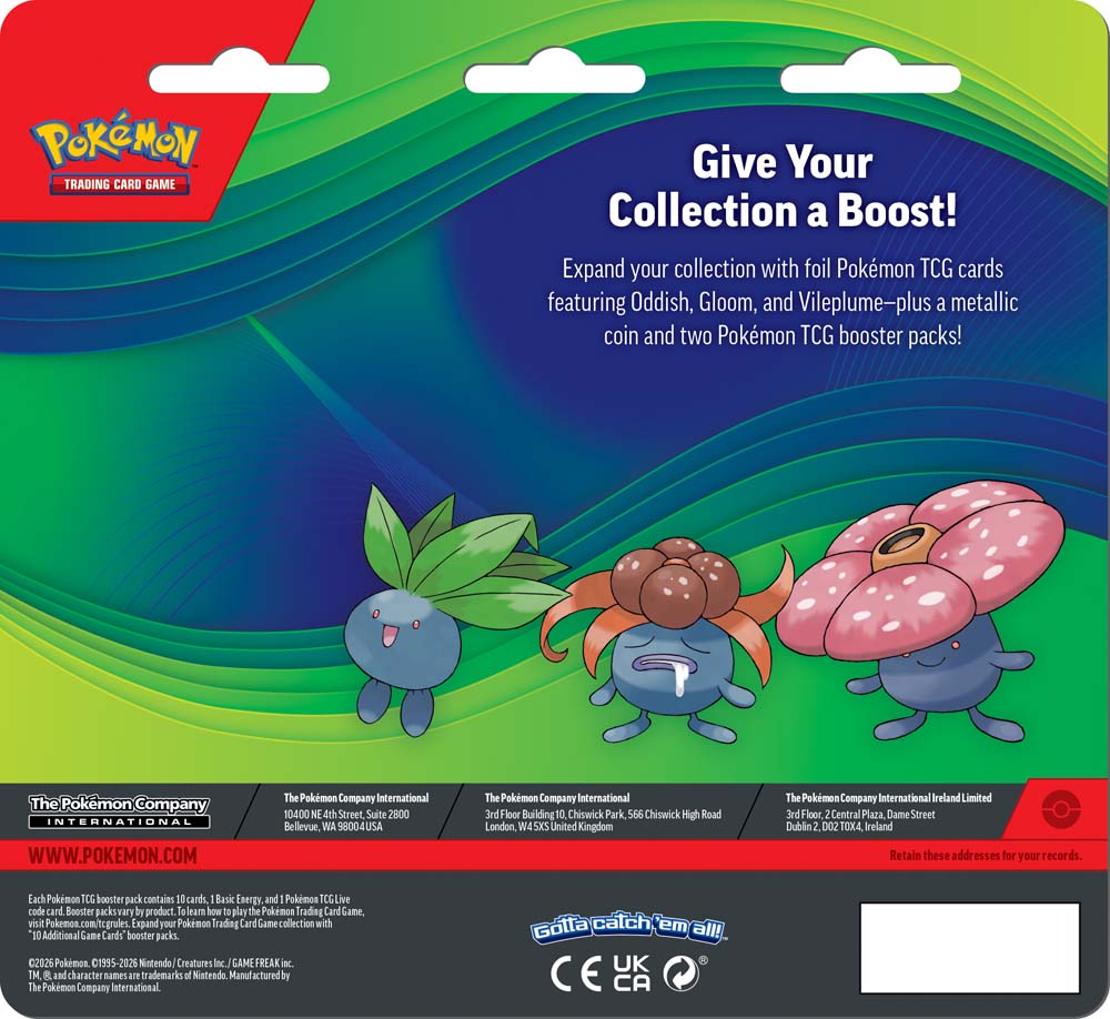 Pokemon - TCG - Enhanced 2-Pack Blister (Oddish, Gloom and Vileplume)