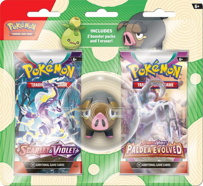 Pokemon - TCG - Two Pack Eraser Blister - Collectible Madness