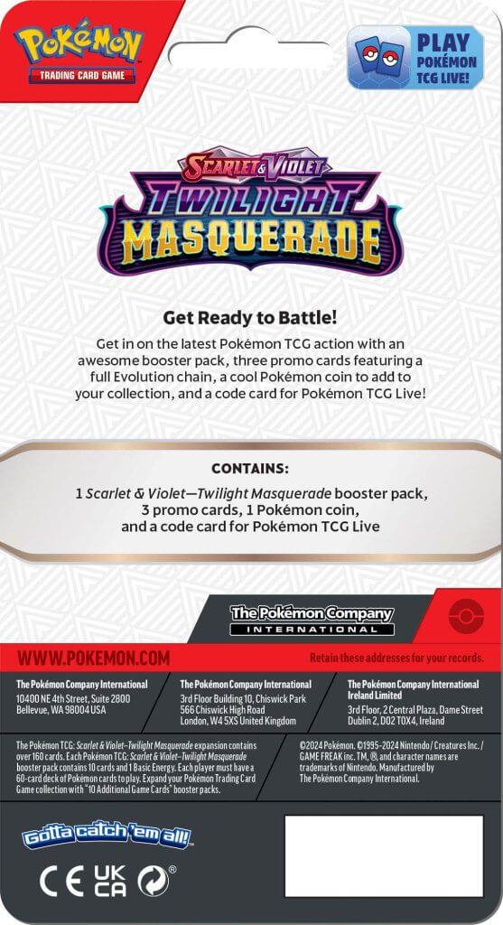 Pokemon - TCG - Twilight Masquerade Premium Checklane Blister