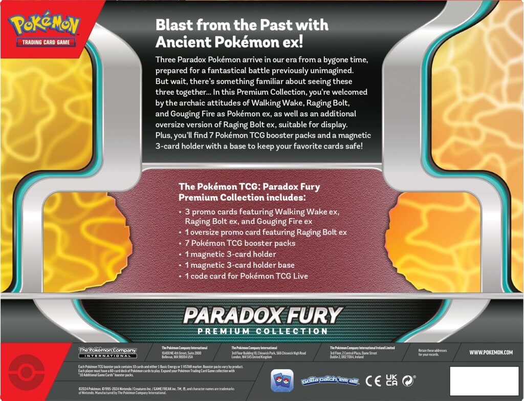 Pokemon - TCG - Paradox Fury Premium Collection