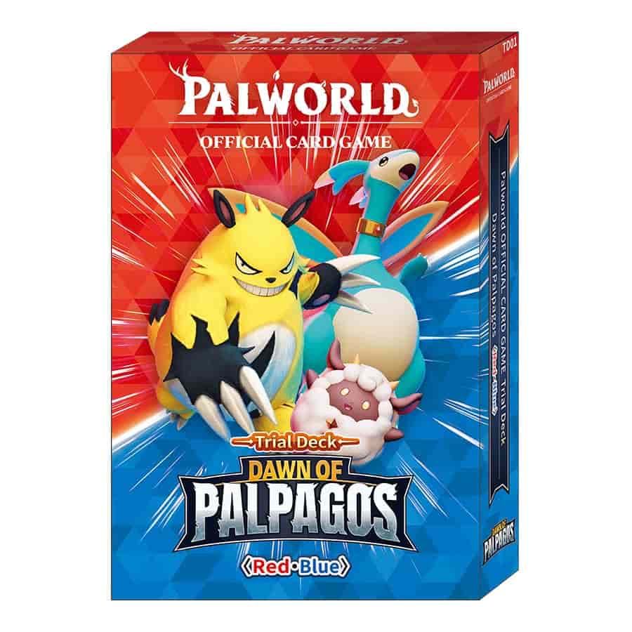 Palworld Official Card Game TD01 Dawn of Palpagos Red・Blue Trial Deck