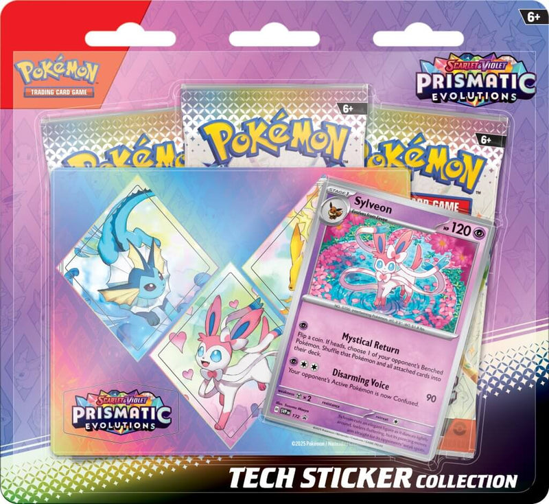 Pokemon - TCG - Prismatic Evolutions Tech Sticker Collection