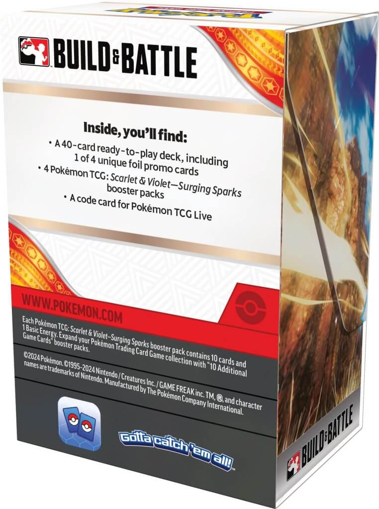 Pokemon - TCG - Surging Sparks Build and Battle Box Pokemon - TCG - Surging Sparks Build and Battle Box