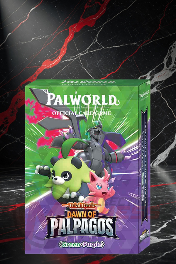 Palworld Official Card Game TD02 Dawn of Palpagos Green・Purple Trial Deck