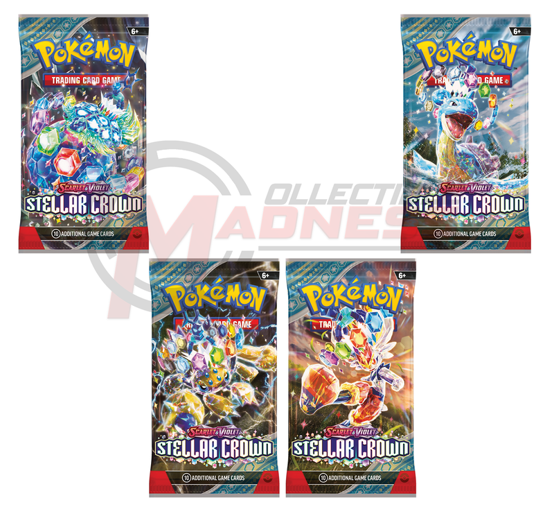 Pokemon - TCG - Stellar Crown Booster Pack Options