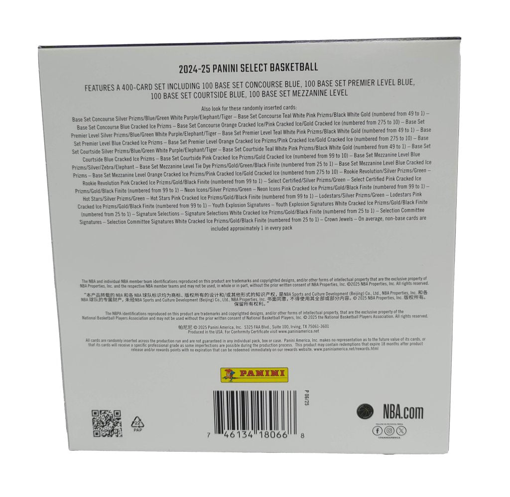 PANINI 2024-2025 Select Basketball Mega Box