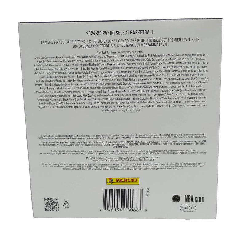 PANINI 2024-2025 Select Basketball Mega Box