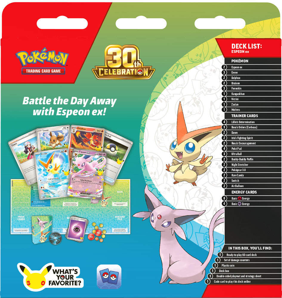Pokemon - TCG - 30th Celebration Battle Deck— Espeon ex