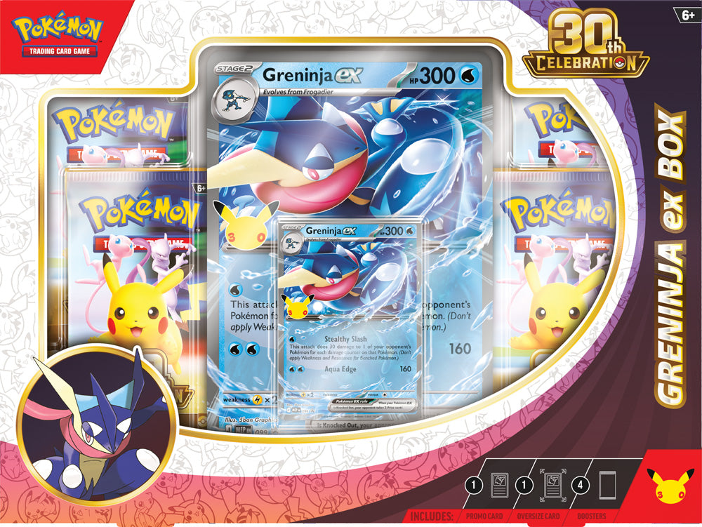 Pokemon - TCG - 30th Celebration Greninja ex Box