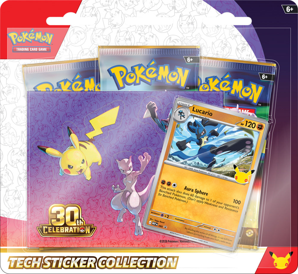 Pokemon - TCG - 30th Celebration Tech Sticker Collection