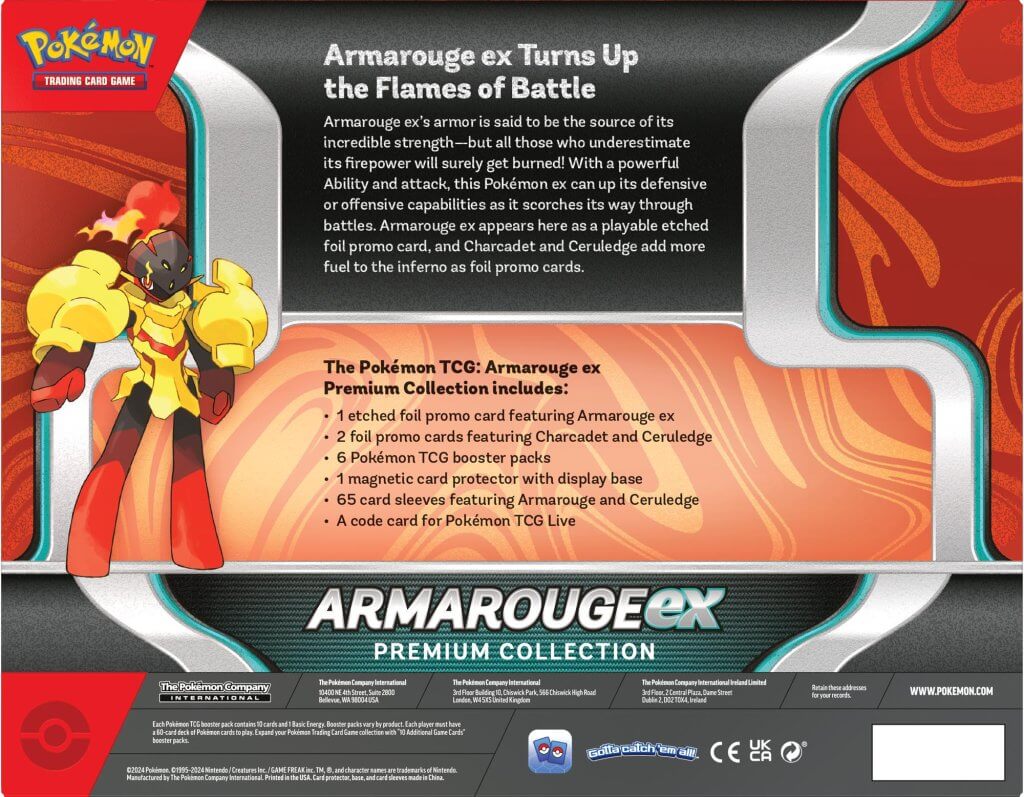 Pokemon - TCG - Armarouge ex Premium Collection