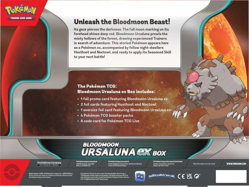 Pokemon - TCG - Bloodmoon Ursaluna ex Box