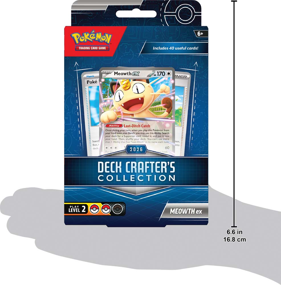 Pokemon TCG Deck Crafter's Collection, box shown at scale