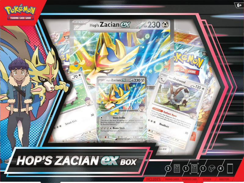 Pokemon - TCG - Hop's Zacian ex Box