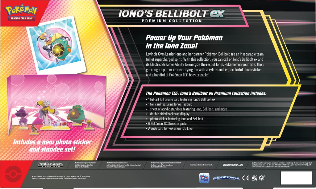 Pokemon - TCG - Iono's Bellibolt ex Premium Collection Pokemon - TCG - Iono's Bellibolt ex Premium Collection