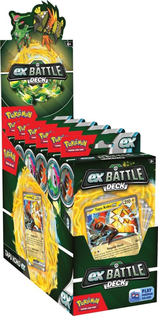 Pokemon - TCG - Tapu Koko ex / Iron Leaves ex Battle Deck