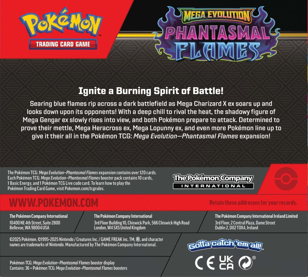 Pokemon - TCG - Phantasmal Flames Booster Box Pokemon - TCG - Phantasmal Flames Booster Box
