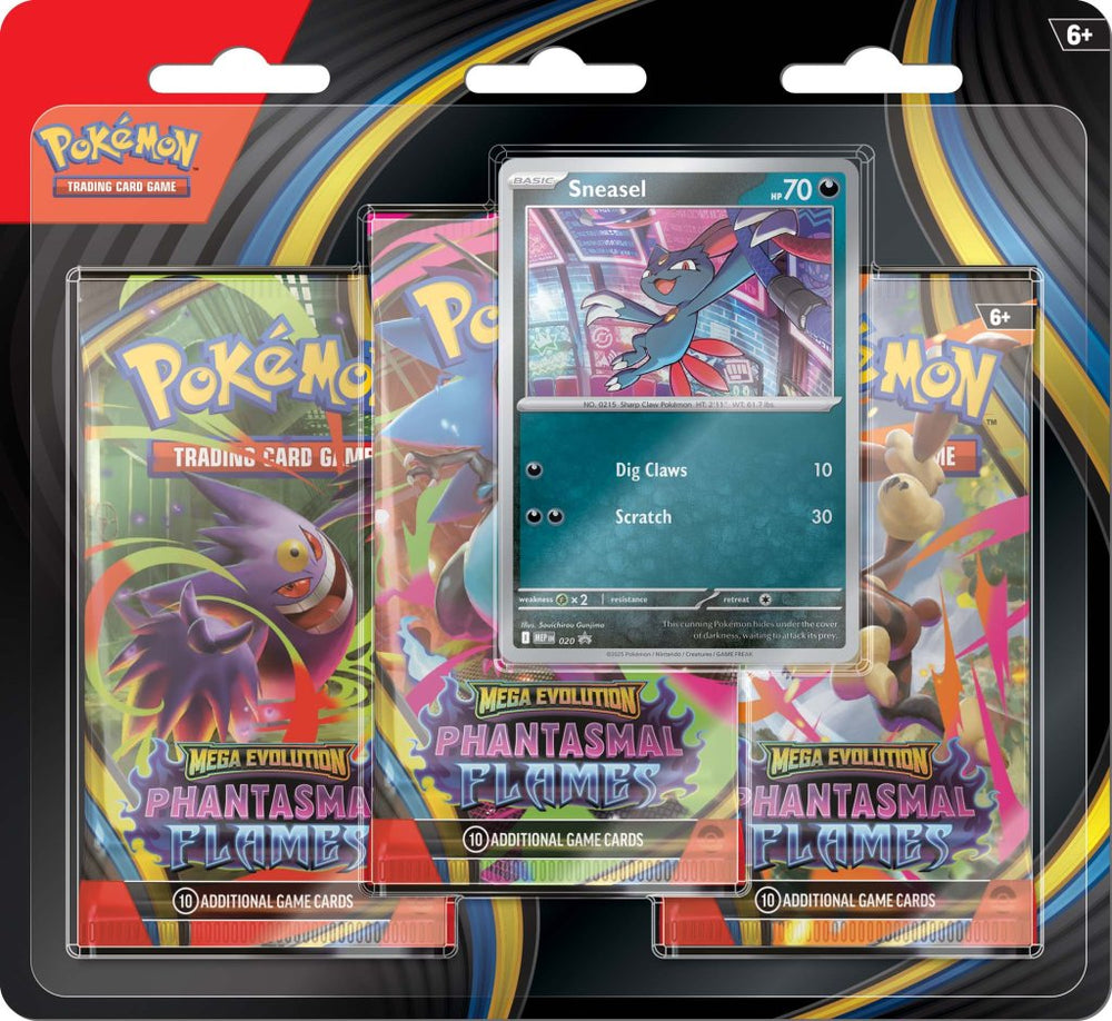 Pokemon - TCG - Phantasmal Flames Three Booster Blister